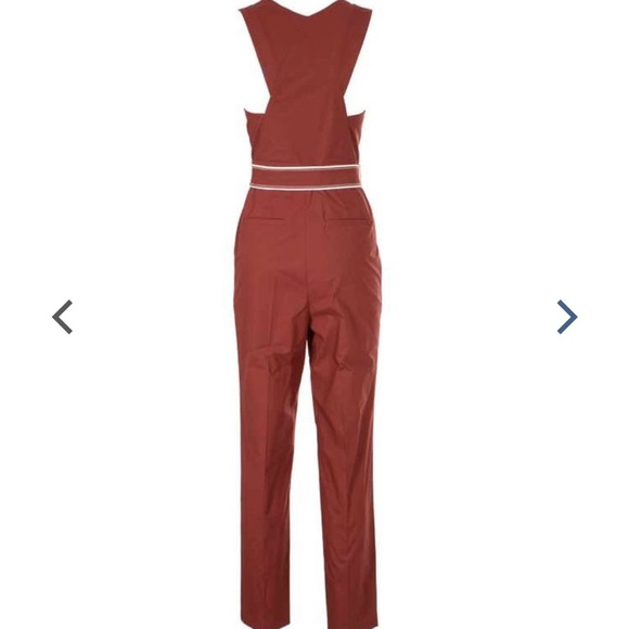 Marella Stretch Jumpsuit in Chocolate colour - Picture 2 of 7